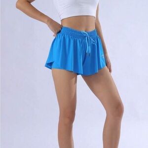 Women's Blue Athletic Shorts (USED)